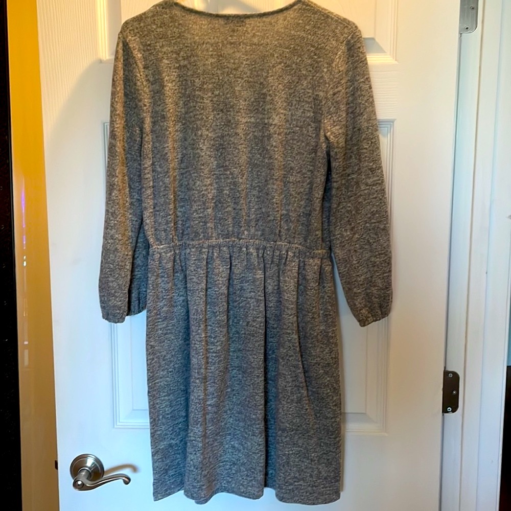 Gray Sweater Dress - Picture 4 of 4